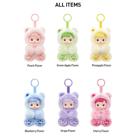 POP MART HACIPUPU GUMMY BEARS 'VINYL PLUSH PENDANT' BLIND BOX