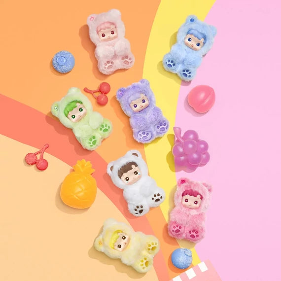 POP MART HACIPUPU GUMMY BEARS 'VINYL PLUSH PENDANT' BLIND BOX