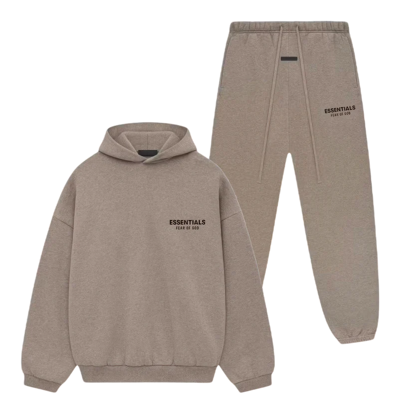 FEAR OF GOD ESSENTIALS FLEECE SET II 'HEATHER GREY' (2024)