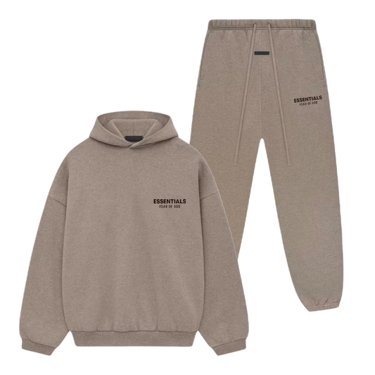 FEAR OF GOD ESSENTIALS FLEECE SET II 'HEATHER GREY' (2024)