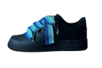 NIKE AIR FORCE 1 LOW 'BLACK / LANVIN BLUE BLACK ROPE LACES'