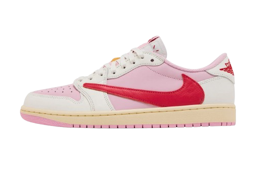 NIKE AIR JORDAN 1 LOW OG SP X TRAVIS SCOTT 'TROPICAL PINK'