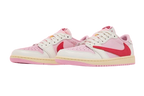 NIKE AIR JORDAN 1 LOW OG SP X TRAVIS SCOTT 'TROPICAL PINK'