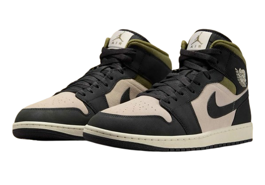 NIKE AIR JORDAN 1 MID 'MEDIUM OLIVE' 45.5