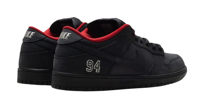 NIKE SB DUNK LOW SUPREME 94 'BLACK' (2025)