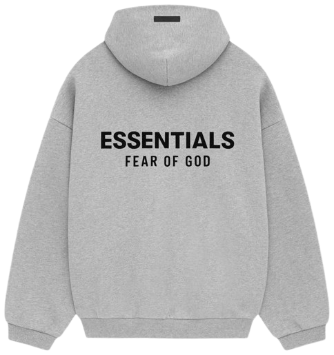 FEAR OF GOD ESSENTIALS FLEECE HOODIE II 'LIGHT HEATHER GREY' (2024)