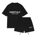FEAR OF GOD ESSENTIALS SUMMER SET 'BLACK' SS25