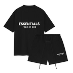 FEAR OF GOD ESSENTIALS SUMMER SET 'BLACK' SS25
