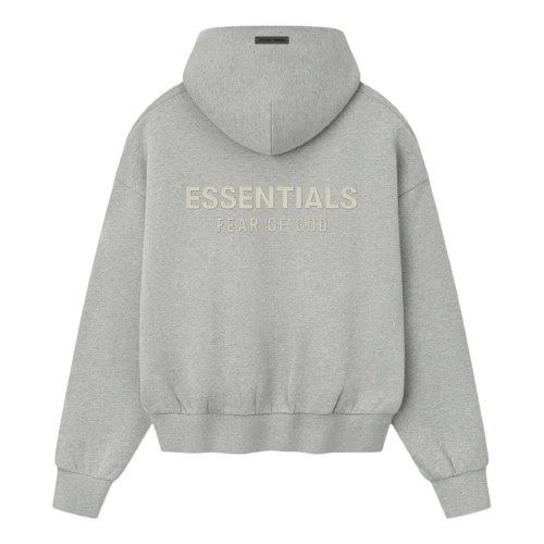 FEAR OF GOD ESSENTIALS HOODIE 'CONCRETE HEATHER' FW25