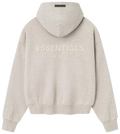 FEAR OF GOD ESSENTIALS HOODIE 'HEATHER STONE' FW25