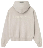 FEAR OF GOD ESSENTIALS HOODIE 'HEATHER STONE' FW25