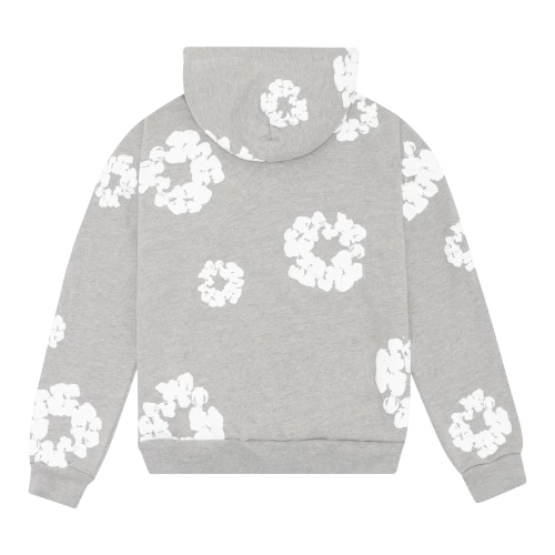 DENIM TEARS THE COTTON WREATH HOODIE 'GREY'