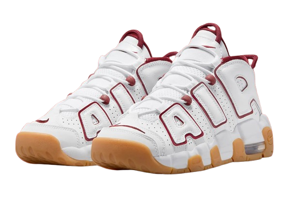 NIKE AIR MORE UPTEMPO 'WHITE TEAM RED GUM'