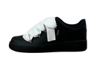 NIKE AIR FORCE 1 LOW 'BLACK / LANVIN WHITE ROPE LACES'