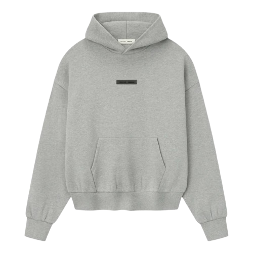 FEAR OF GOD ESSENTIALS HOODIE 'CONCRETE HEATHER' FW25