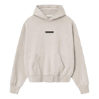 FEAR OF GOD ESSENTIALS HOODIE 'HEATHER STONE' FW25