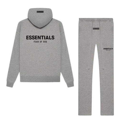 FEAR OF GOD ESSENTIALS 'DARK OATMEAL' FULL RELAXED SET (2022)