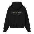 FEAR OF GOD ESSENTIALS HOODIE 'JET BLACK' FW25