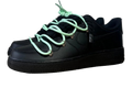 NIKE AIR FORCE 1 LOW 'BLACK / LACED UP MINT ROPE LACES'