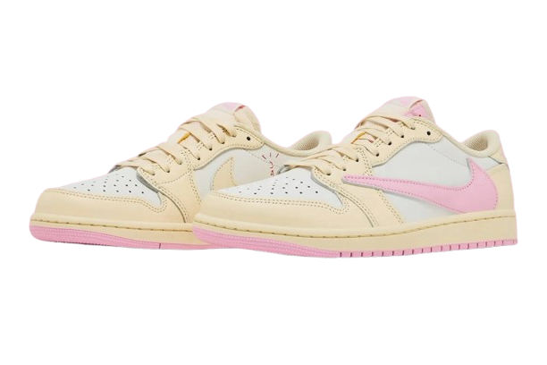 NIKE AIR JORDAN 1 LOW OG SP X TRAVIS SCOTT 'SHY PINK'