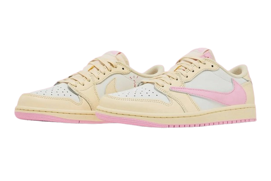 NIKE AIR JORDAN 1 LOW OG SP X TRAVIS SCOTT 'SHY PINK'
