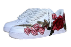 NIKE AIR FORCE 1 LOW 'WHITE / RED ROSE ROPE LACES'