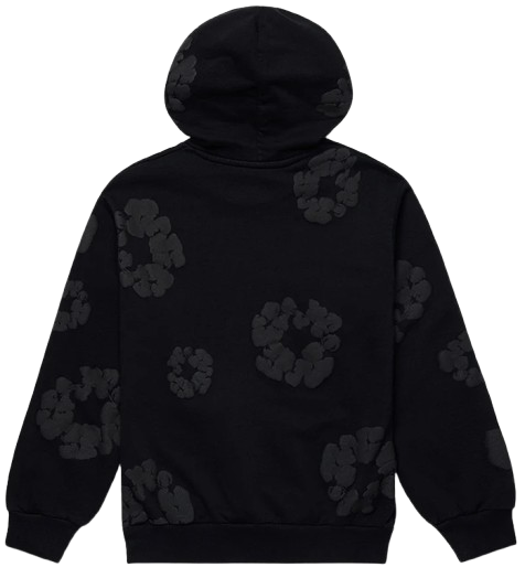DENIM TEARS THE MONO WREATH HOODIE 'BLACK'