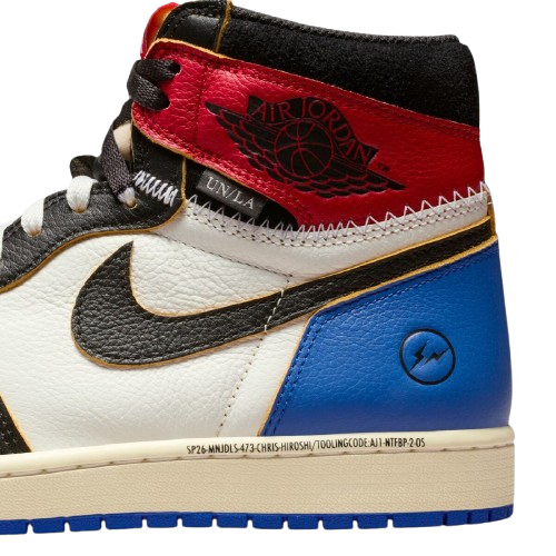 FRAGMENT DESIGN X UNION LA X NIKE AIR JORDAN 1 HIGH OG 'VARSITY RED/SPORT ROYAL'
