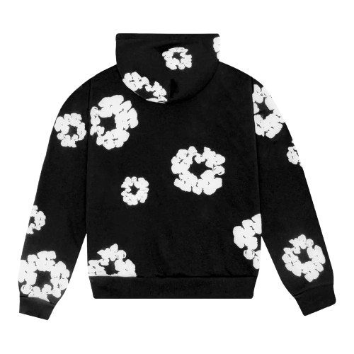 DENIM TEARS THE COTTON WREATH HOODIE 'BLACK'