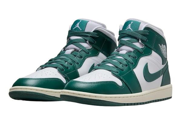 NIKE AIR JORDA 1 MID 'GLEAMS IN GREEN'
