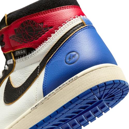 FRAGMENT DESIGN X UNION LA X NIKE AIR JORDAN 1 HIGH OG 'VARSITY RED/SPORT ROYAL'
