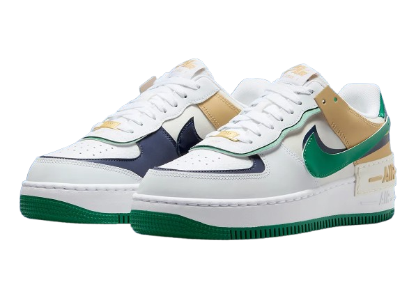 NIKE AIR FORCE 1 LOW SHADOW 'BLUE & GREEN' 39