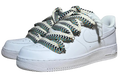 NIKE AIR FORCE 1 LOW 'WHITE / LANVIN BROWN BEIGE ROPE LACES'
