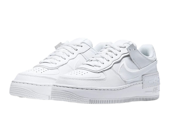NIKE AIR FORCE 1 LOW SHADOW 'TRIPLE WHITE'