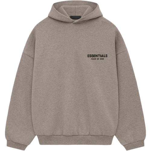 FEAR OF GOD ESSENTIALS FLEECE HOODIE II 'HEATHER GREY' (2024)