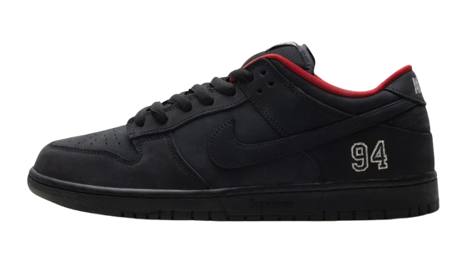 NIKE SB DUNK LOW SUPREME 'BLACK' (2025)