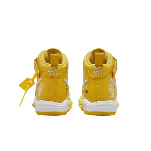 NIKE AIR FORCE 1 MID SP OFF WHITE 'VARSITY MAIZE'