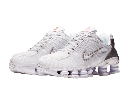 NIKE SHOX TL 'WHITE METALLIC SILVER'