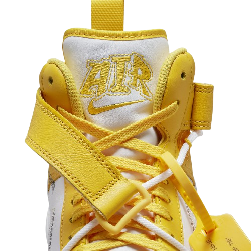 NIKE AIR FORCE 1 MID SP OFF WHITE 'VARSITY MAIZE'