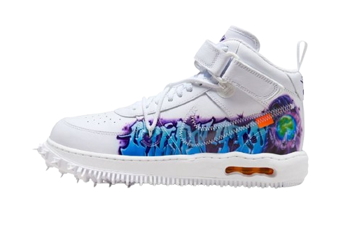 NIKE AIR FORCE 1 MID SP OFF WHITE 'GRAFFITI'
