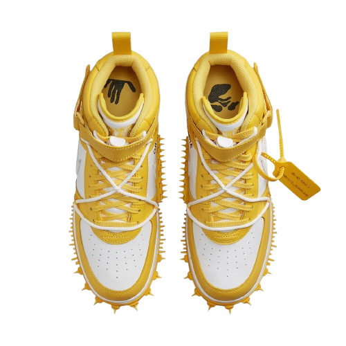 NIKE AIR FORCE 1 MID SP OFF WHITE 'VARSITY MAIZE'