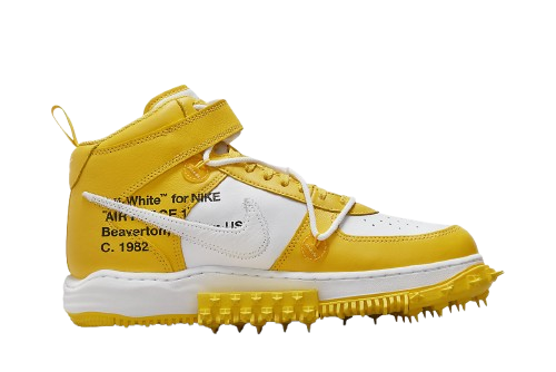 NIKE AIR FORCE 1 MID SP OFF WHITE 'VARSITY MAIZE'