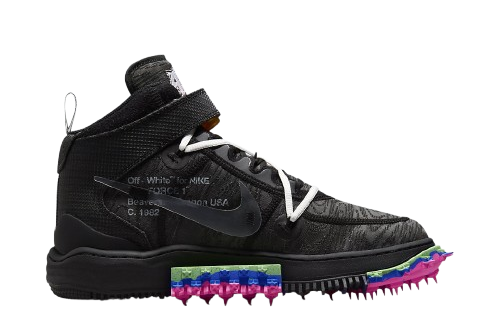 NIKE AIR FORCE 1 MID SP OFF WHITE 'BLACK'