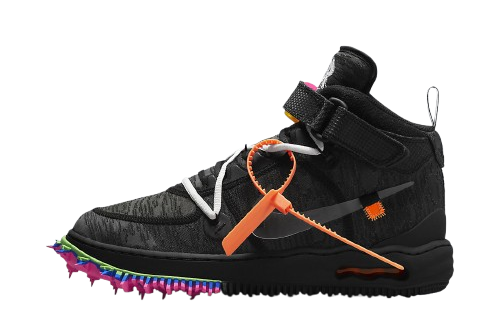 NIKE AIR FORCE 1 MID SP OFF WHITE 'BLACK'