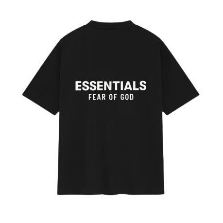 FEAR OF GOD ESSENTIALS JERSEY T-SHIRT 'BLACK' FW24