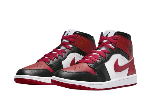 NIKE AIR JORDAN 1 MID 'ALTERNATE BRED TOE'