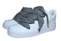 NIKE AIR FORCE 1 LOW 'WHITE / LANVIN BLACK WHITE ROPE LACES'