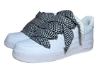 NIKE AIR FORCE 1 LOW 'WHITE / LANVIN BLACK WHITE ROPE LACES'