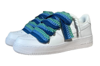 NIKE AIR FORCE 1 LOW 'WHITE / LANVIN BLUE BLACK ROPE LACES'