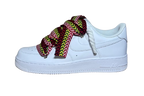 NIKE AIR FORCE 1 LOW 'WHITE / LANVIN RED YELLOW ROPE LACES'